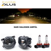 Mitsubishi L200 2010 Model Sarı Halogen Ampül Sis Farı Seti KalitePlus